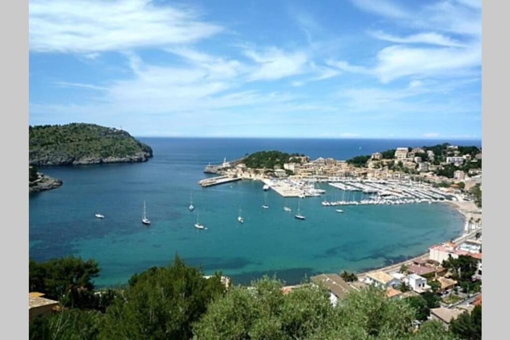 Apartamento En El Puerto De Soller Con Gran Terraza Privada Y Vistas Al Mar. Piscina Comunitaria. Localizado En Un Zona Tranquila Y Muy Soleada. Wifi Gratis Disponible. Parking. المظهر الخارجي الصورة